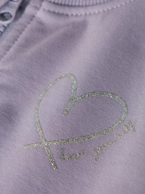 NAME IT Sweat Cardigan Taika Lavender Gray